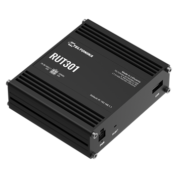 Teltonika router 5xRJ45 port, USB, digitális I/O, RutOS, RMS