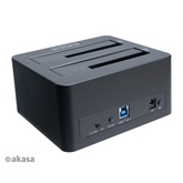 Akasa - dokkoló állomás - DuoDock X3 - AK-DK08U3-BKCM