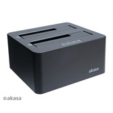 Akasa - dokkoló állomás - DuoDock X3 - AK-DK08U3-BKCM