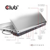 Club3D USB 3.2 GEN 1 TYPE C TRIPLE DISPLAY DYNAMIC PD TÖLTŐ - 100W