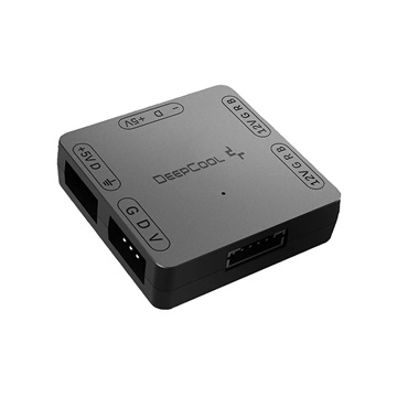 DeepCool RGB Convertor - 5V ADD-RGB to 12V RGB transfer hub - DP-FRGB-CHUB5-12V