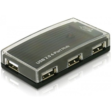 Delock 61393 USB 2.0 4portos külső hub