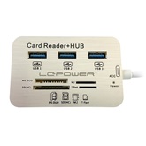 LC Power LC-HUB-C-CR 4 port USB 3.0 multi card reader