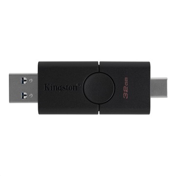 Kingston 32GB USB3.2 A /USB3.2 C Fekete (DTDE/32GB) Pendrive