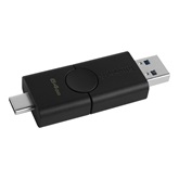 Kingston 64GB USB3.2 A /USB3.2 C Fekete (DTDE/64GB) Pendrive