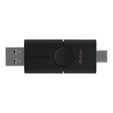 Kingston 64GB USB3.2 A /USB3.2 C Fekete (DTDE/64GB) Pendrive