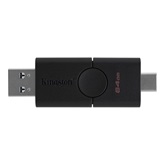 Kingston 64GB USB3.2 A /USB3.2 C Fekete (DTDE/64GB) Pendrive