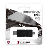 Kingston 64GB USB3.2 A /USB3.2 C Fekete (DTDE/64GB) Pendrive