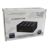 LC Power LC-DOCK-U3-4B HDD dokkoló állomás