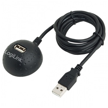 LogiLink CU0013B USB2.0 hosszabbító dokkolóval - 1,5m