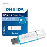 Philips Pendrive USB 2.0 16GB Snow Edition - fehér/kék