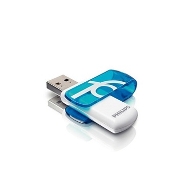 Philips Pendrive USB 2.0 16GB Vivid Edition - kék