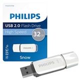 Philips Pendrive USB 2.0 32GB Snow Edition - fehér/szürke