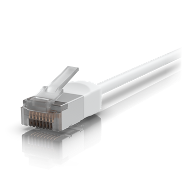 Ubiquiti UniFi Patch kábel, kültéri, 2m, Cat.6A S/FTP, fehér