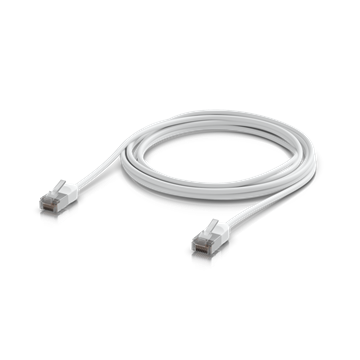 Ubiquiti UniFi Patch kábel, kültéri, 3m, Cat.6A S/FTP, fehér