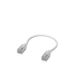 Ubiquiti UniFi Premium Braided Patch kábel 0,3m, S/FTP, Cat.6A, fehér