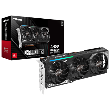 ASRock AMD Radeon RX 9070 16GB GDDR6 - RX 9070 Challenger 16G