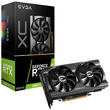 EVGA NVIDIA RTX 3060 Ti 8GB - GeForce RTX 3060 Ti XC GAMING - Low Hashrate (LHR)