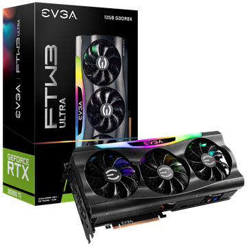 EVGA NVIDIA RTX 3080 Ti 12GB - GeForce RTX 3080 Ti FTW3 ULTRA GAMING