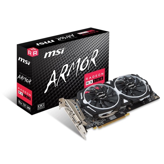 VGA MSI PCIe AMD RX 590 8GB GDDR5 - Radeon RX 590 ARMOR 8G OC - Expert ...
