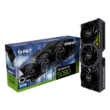 PALIT NVIDIA RTX5080 GamingPro OC V1 16GB GDDR7 - NE75080S19T2-GB2031Y