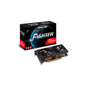 PowerColor AMD RX 6600 Fighter 8GB - AXRX 6600 8GBD6-3DH