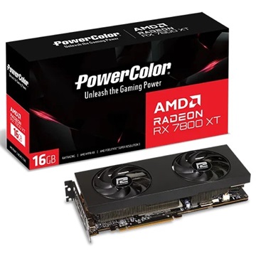 PowerColor AMD RX 7800 XT 16GB GDDR6 - RX7800XT 16G-P