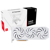 PowerColor AMD RX 9070 XT Hellhound Spectral White 16GB GDDR6 - RX9070XT 16G-L/OC/WHITE