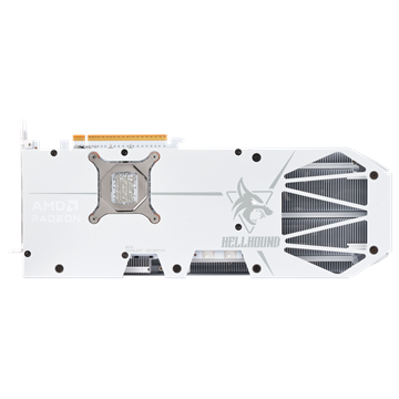 PowerColor AMD RX 9070 XT Hellhound Spectral White 16GB GDDR6 - RX9070XT 16G-L/OC/WHITE