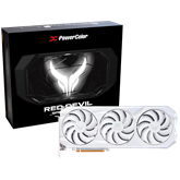 PowerColor AMD RX 9070 XT Red Devil Spectral White 16GB GDDR6 - RX9070XT 16G-E/OC/WHITE