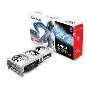 Sapphire AMD RX 9070 XT 16GB GDDR6 - PURE RX 9070 XT GAMING OC - Dobozsérült