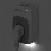 VOCOlinc PM5 okos hálózati dugalj USB töltővel, éjszakai fénnyel