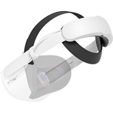 Meta virtual reality headset strap with battery