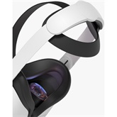 Meta virtual reality headset strap with battery