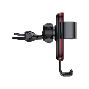 Baseus Metal Age CD nyílásba helyezhető gravitációs autós telefontartó, fekete