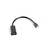 Lanberg mini Displayport male - HDMI female adapter - 20cm - fekete