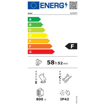 Acer Iconia A8-21P tablet - A8-21P-A9C4 - Android 15 - Fekete