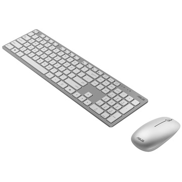 ASUS Desktop W5000 - Vezeték nélküli billentyűzet és egér - HU - Fehér