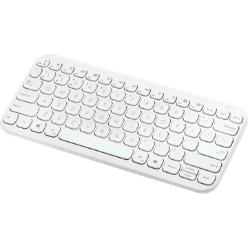 ASUS Marshmallow KW100 vezeték nélküli billentyűzet - HU layout - Iridescent White