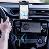 Baseus BSBA-02 AUX Bluetooth audió vevő, fekete