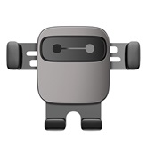 Baseus Cube Gravity szellőzőrácsra rögzíthető gravitációs autós telefontartó, fekete