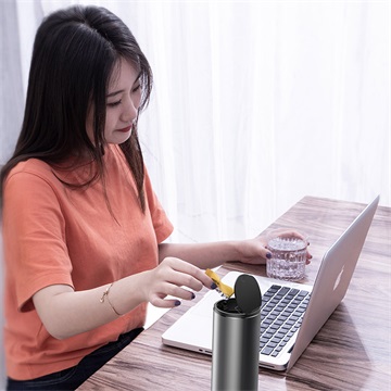 Baseus Gentleman Style autós szemetes + 1 tekercs zsák (30 db), fekete