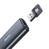 Baseus Orange Dot vezeték nélküli elemes prezenter és lézer mutató, szürke