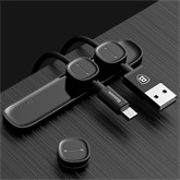 Baseus Peas mágneses kábelrendező, fekete