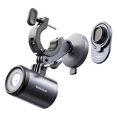 Baseus PrimeTrip 2-in-1 kerékpáros lámpa és telefontartó, fekete