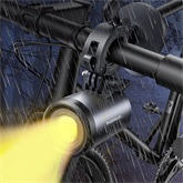 Baseus PrimeTrip 2-in-1 kerékpáros lámpa és telefontartó, fekete