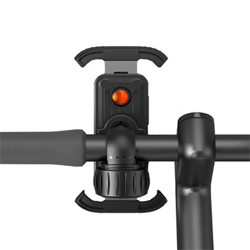 Baseus QuickGo kormányrúdra rögzíthető, kerékpáros telefontartó, fekete