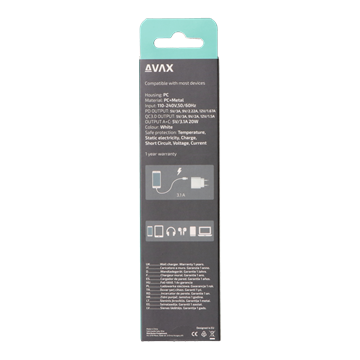AVAX CH320 SPEEDY USB-A + USB-C 20W hálózati töltő