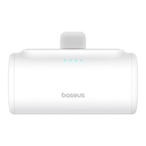Baseus Compact gyorstöltő powerbank 5000 mAh, 20W iPhone csatlakozóval, fehér