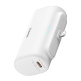 Baseus Compact gyorstöltő powerbank 5000 mAh, 20W iPhone csatlakozóval, fehér